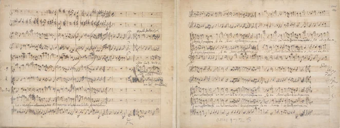 Chœur final Giulio Cesare manuscrit autographe Handel